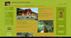 Desktop Screenshot of chalet-les-brimbelles.com
